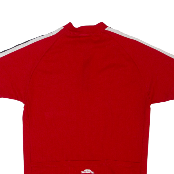 AESSE Cycling Mens Jersey Red 1 4 Zip L For Sale