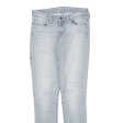 LEVI S Womens Jeans Grey Slim Skinny Stone Wash W28 L32 Sale