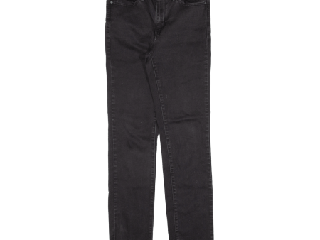 LEVI S Womens Jeans Black Slim Straight W29 L32 on Sale