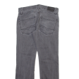 ESPRIT Mens Jeans Grey Regular Straight Stone Wash W30 L32 Cheap