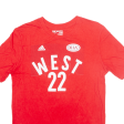 ADIDAS NBA West All Stars Boys T-Shirt Red USA XL Online Hot Sale