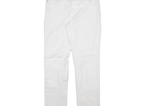 LEVI S Womens Jeans White Regular Straight W26 L30 Online Sale