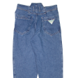 HAPPENING BY KOALA Womens Jeans Blue Relaxed Tapered 90s W32 L29 Online Hot Sale