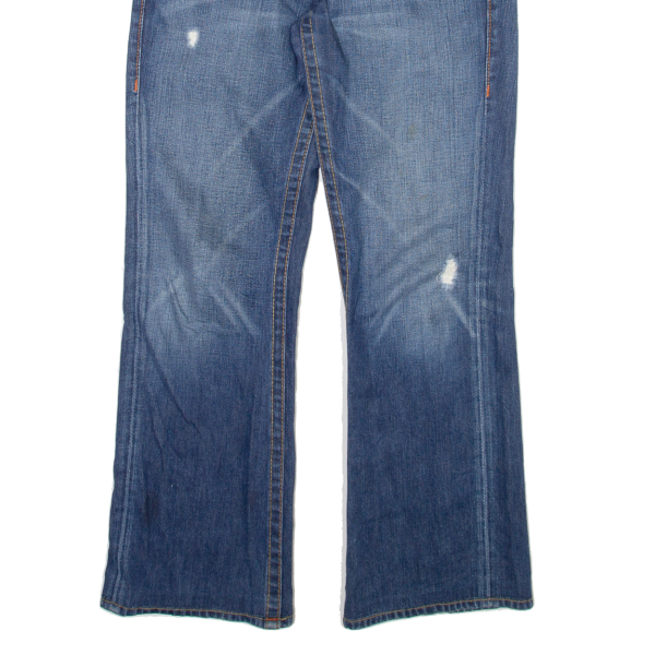 TRUE RELIGION Distressed Womens Jeans Blue Regular Bootcut W31 L30 Online Hot Sale