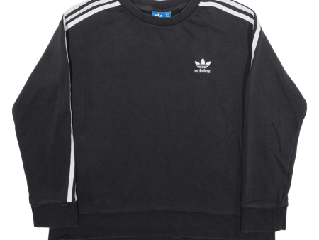 ADIDAS Womens Sweatshirt Black UK 12 For Cheap