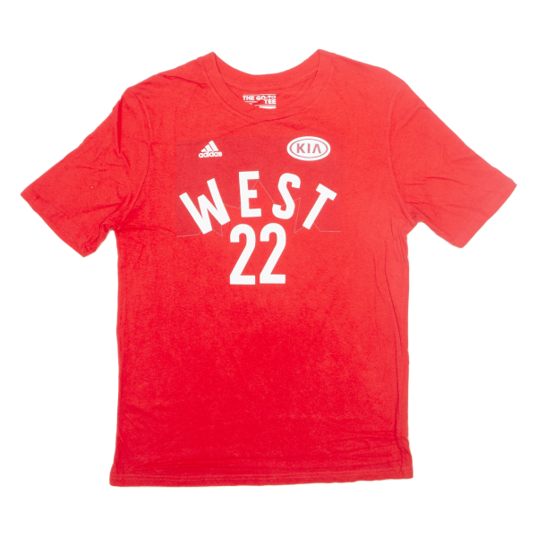 ADIDAS NBA West All Stars Boys T-Shirt Red USA XL Online Hot Sale