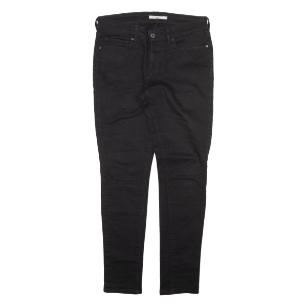 LEVI S 711 Womens Jeans Black Slim Skinny W30 L29 Discount