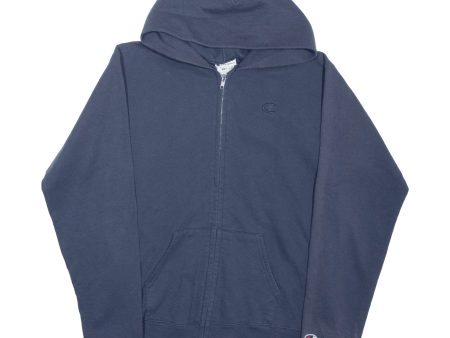 CHAMPION Mens Blue Hoodie Full Zip XL on Sale