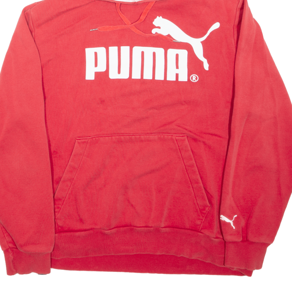 PUMA Mens Red Hoodie L Hot on Sale