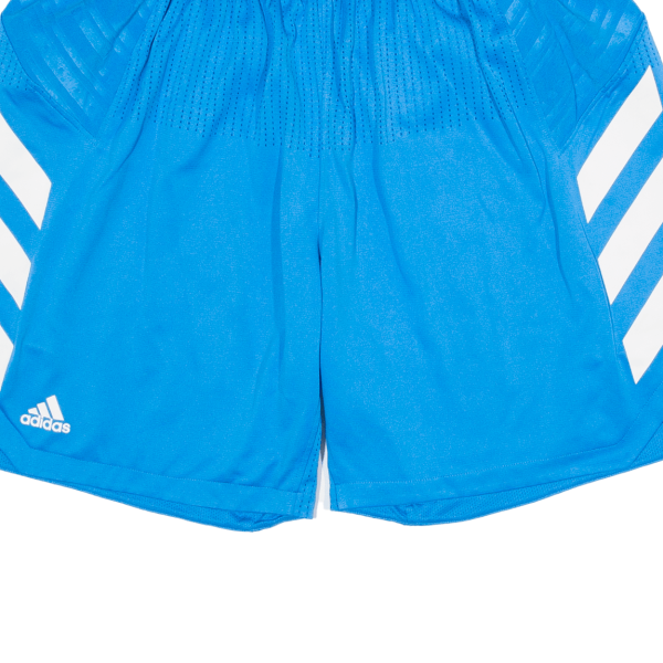 ADIDAS Mens Sports Shorts Blue Loose XL W32 Hot on Sale