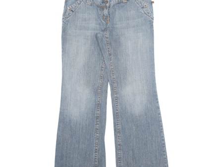 TIMEZONE Low Rise Womens Jeans Blue Regular Bootcut Stone Wash W29 L32 Online Sale