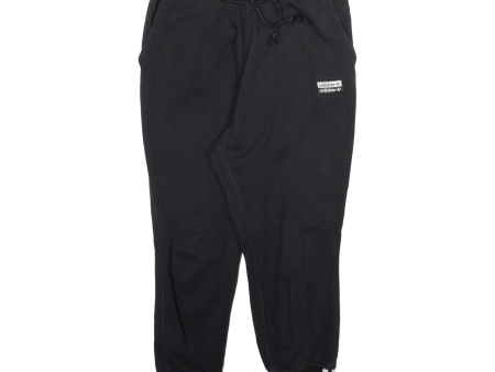 ADIDAS Womens Joggers Black Tapered UK 8 W26 L23 Sale