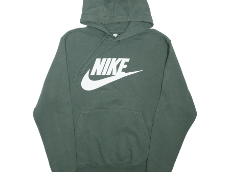 NIKE Mens Green Hoodie S Sale