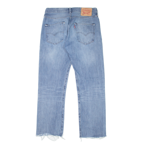 LEVI S 501 Jeans Mens Blue Regular Straight Stone Wash W30 L26 Hot on Sale