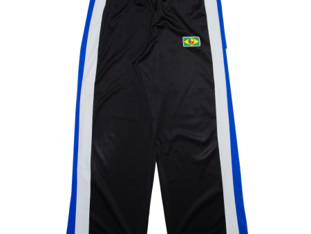 QUILOMBO Mens Track Pants Black Straight M W32 L28 Supply