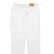 LEVI S Womens Jeans White Regular Straight W26 L30 Online Sale