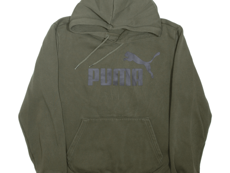 PUMA Mens Green Hoodie S Cheap