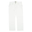 ARMANI JEANS Womens Jeans White Regular Straight W32 L30 Supply