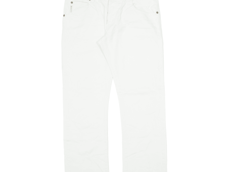 ARMANI JEANS Womens Jeans White Regular Straight W32 L30 Supply