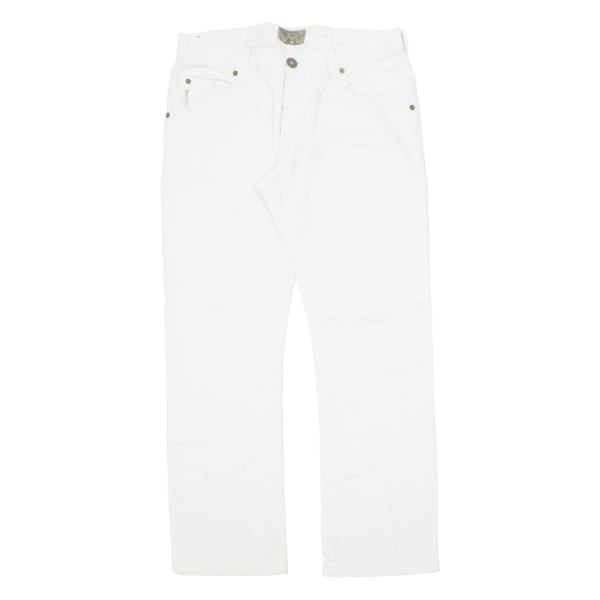 ARMANI JEANS Womens Jeans White Regular Straight W32 L30 Supply