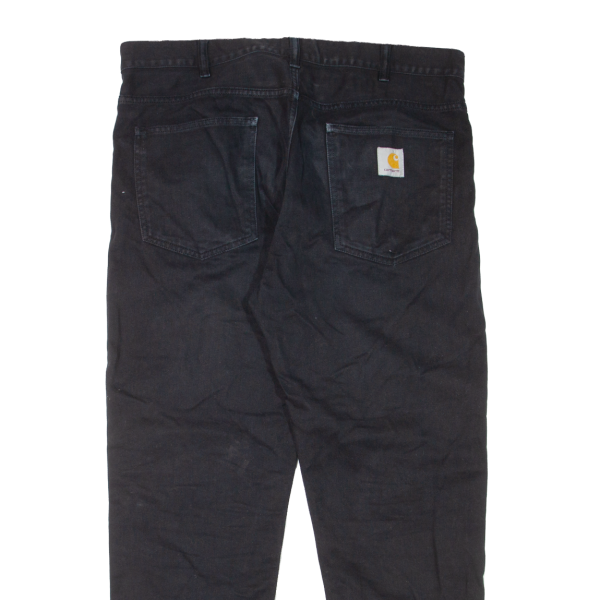 CARHARTT WIP Jacob Pant Mens Jeans Black Relaxed Tapered W37 L29 Online now