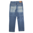 GUESS Jeans Blue Denim Classic Straight Stone Wash Mens W32 L29 For Cheap