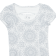 CHAMPION ATHLETIC Mandalas Womens Printed Top White XS Supply