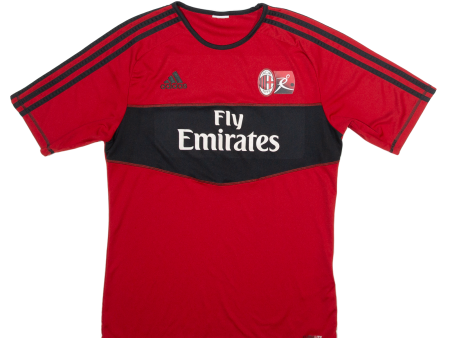 ADIDAS AC Milan Mens Football Shirt Jersey Red S Cheap