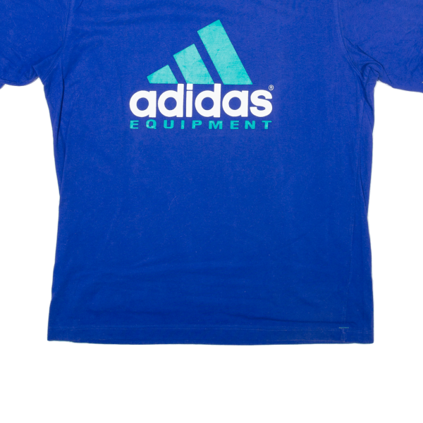 ADIDAS Mens T-Shirt Blue L Online