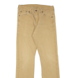 LEVI S 513 Jeans Mens Beige Slim Straight W30 L32 Hot on Sale