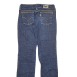 LEVI S 570 Womens Jeans Blue Slim Straight W29 L34 Sale