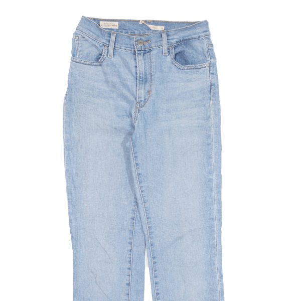 LEVI S 724 BIG E High Rise Womens Jeans Blue Regular Straight W26 L25 Sale