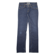 LEVI S 570 Womens Jeans Blue Slim Straight W29 L34 Sale