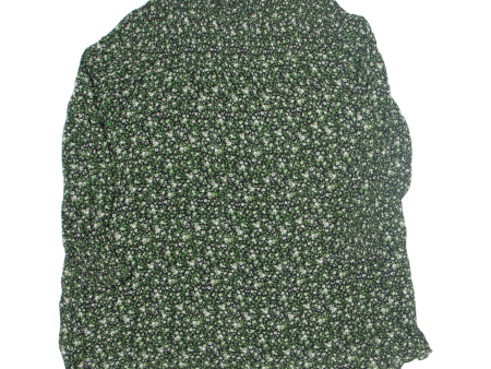 & OTHER STORIES Paris Atelier Oversized Womens Day Dress Green Viscose S Hot on Sale