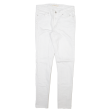 LEVI S 711 Womens Jeans White Slim Skinny W28 L30 Fashion