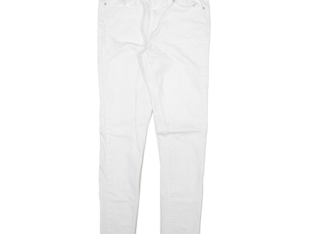 LEVI S 711 Womens Jeans White Slim Skinny W28 L30 Fashion