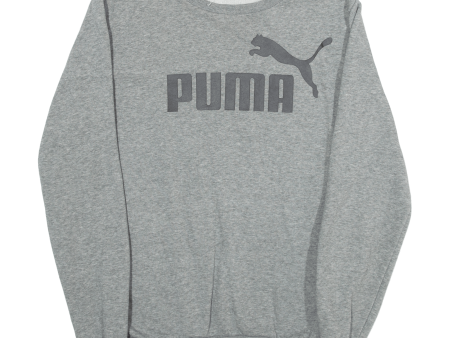 PUMA Boys Sweatshirt Grey 15-16Y For Discount