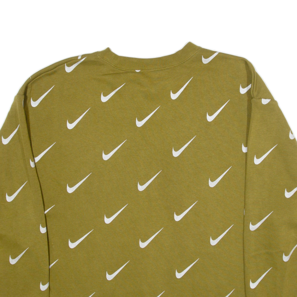 NIKE Mens Sweatshirt Green XS on Sale