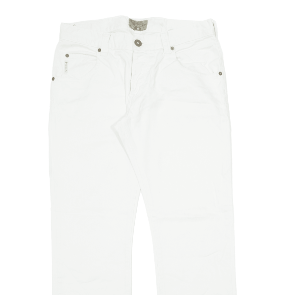 ARMANI JEANS Womens Jeans White Regular Straight W32 L30 Supply