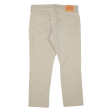 LEVI S 511 Jeans Mens Beige Slim Straight W34 L25 Online now