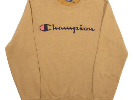 CHAMPION Mens Sweatshirt Brown S Cheap