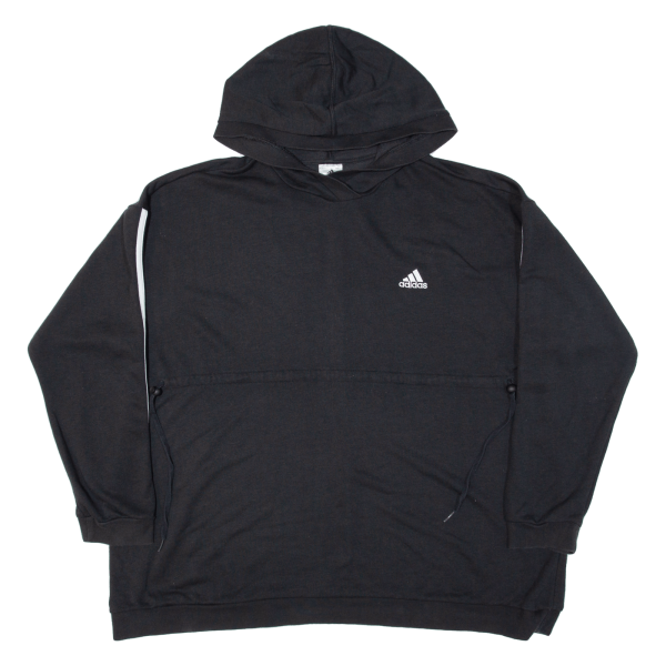 ADIDAS Womens Black Hoodie L For Cheap