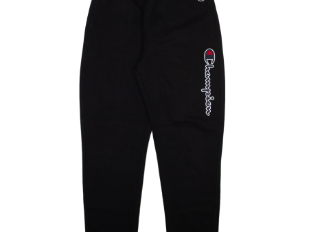 CHAMPION Womens Joggers Black Tapered L W30 L30 Discount