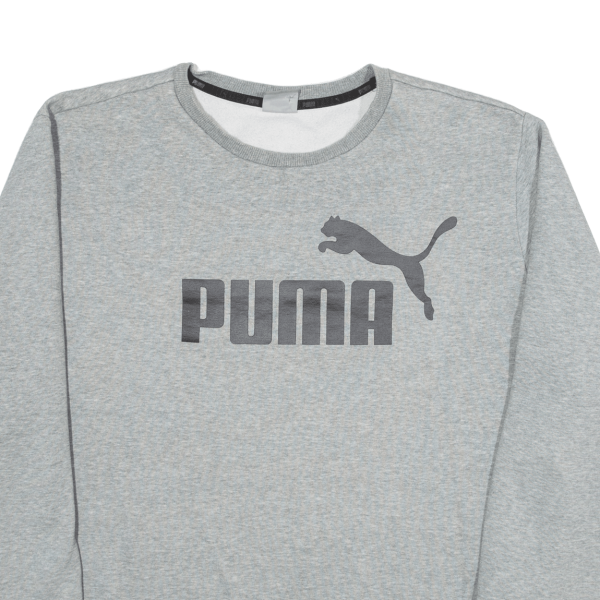 PUMA Mens Sweatshirt Grey 2XL Sale