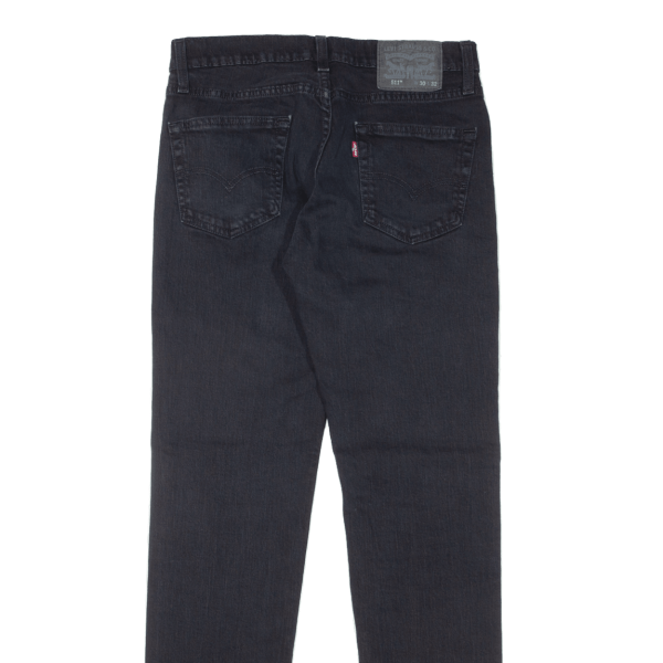 LEVI S 511 Jeans Mens Black Slim Straight W30 L32 on Sale