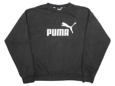 PUMA Mens Sweatshirt Black S Online now