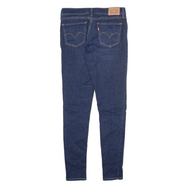 LEVI S 710 Womens Jeans Blue Slim Skinny W28 L30 on Sale