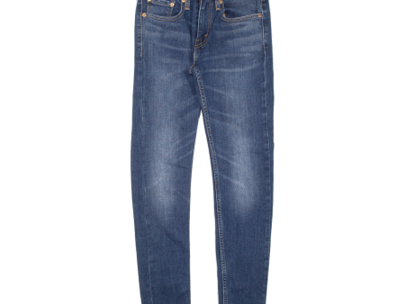 LEVI S 519 Hi-Ball Womens Jeans Blue Slim Skinny W28 L29 Online Sale