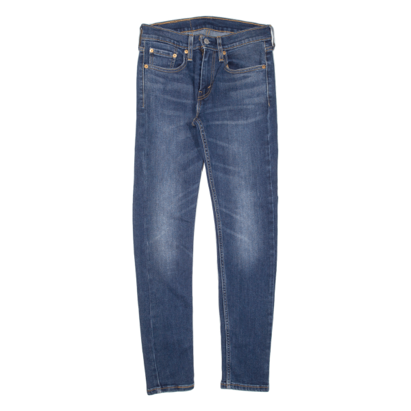 LEVI S 519 Hi-Ball Womens Jeans Blue Slim Skinny W28 L29 Online Sale