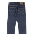 LEVI S 511 Jeans Boys Blue Slim Straight W26 L26 on Sale